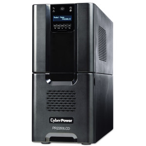 CyberPower PR2200LCD Full-size Tower UPS, UL Rated, Multi-function LCD panel, 8 NEMA 5-15R, 2 NEMA 5-20R CyberPower PR2200LCD Full-size Tower UPS, UL Rated, Multi-function LCD panel, 8 NEMA 5-15R, 2 NEMA 5-20R